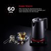 SAKI Luna 1.75L Electric Kettle - Plastic-Free & All Stainless Steel, Ultra-Fast 1500W Boil, Precise Temp Control & Live Display