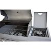 4-Burner Gas Outdoor Kitchen Island Grill & Storage Cabinets, 52000BTU Stainless Steel Patio Garden Propane Gas BBQ Grill