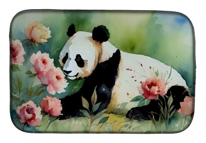 Panda Dish Drying Mat Absorbent Dish Drying Mat Pad for Kitchen Counter Dish Drainer Mat for Countertop, 14 x 21", Multicolor (Default: Default)